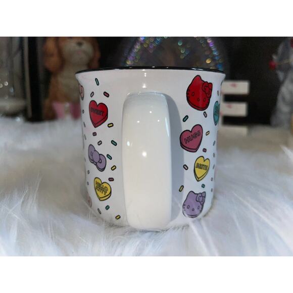 NEW Hello Kitty Mug Valentines Day With Candy Hearts - Picture 4 of 7